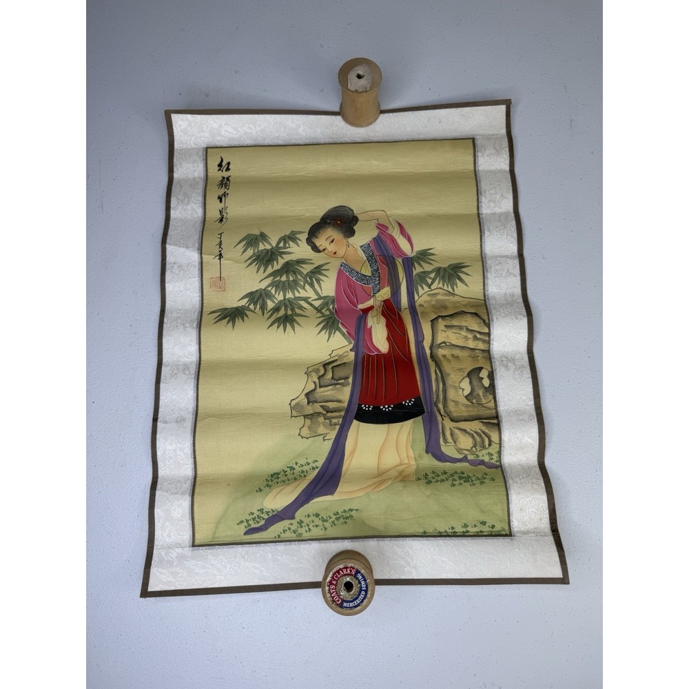 Hand Painted Vintage Japanese Artwork